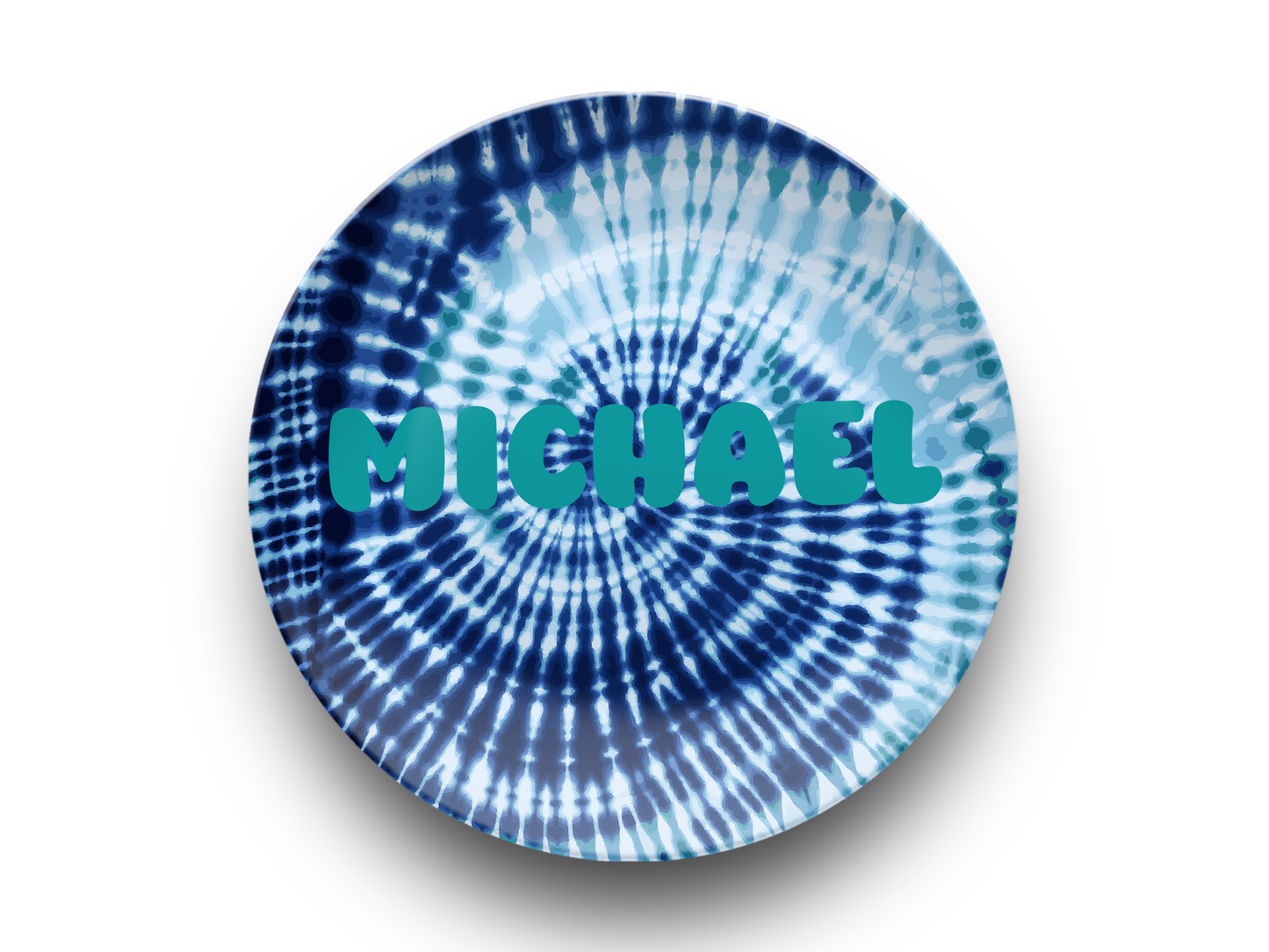 Groovy Tie Dye Plate