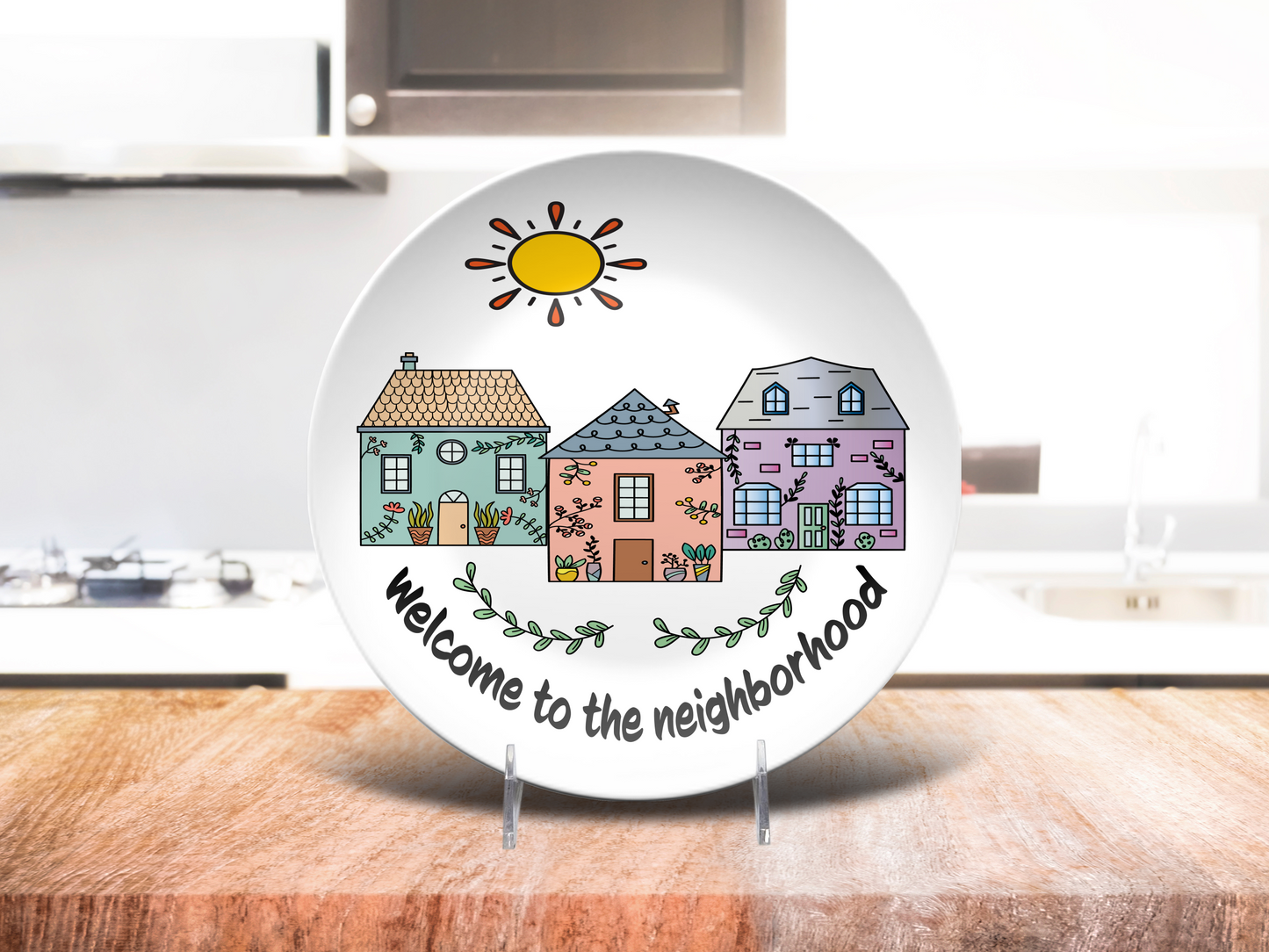 Welcome to the Neighborhood Plate