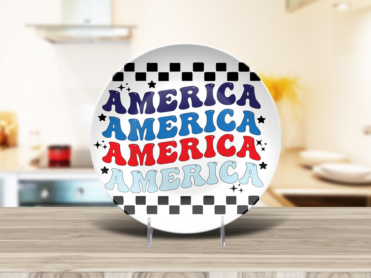 AMERICA Dinner Plate