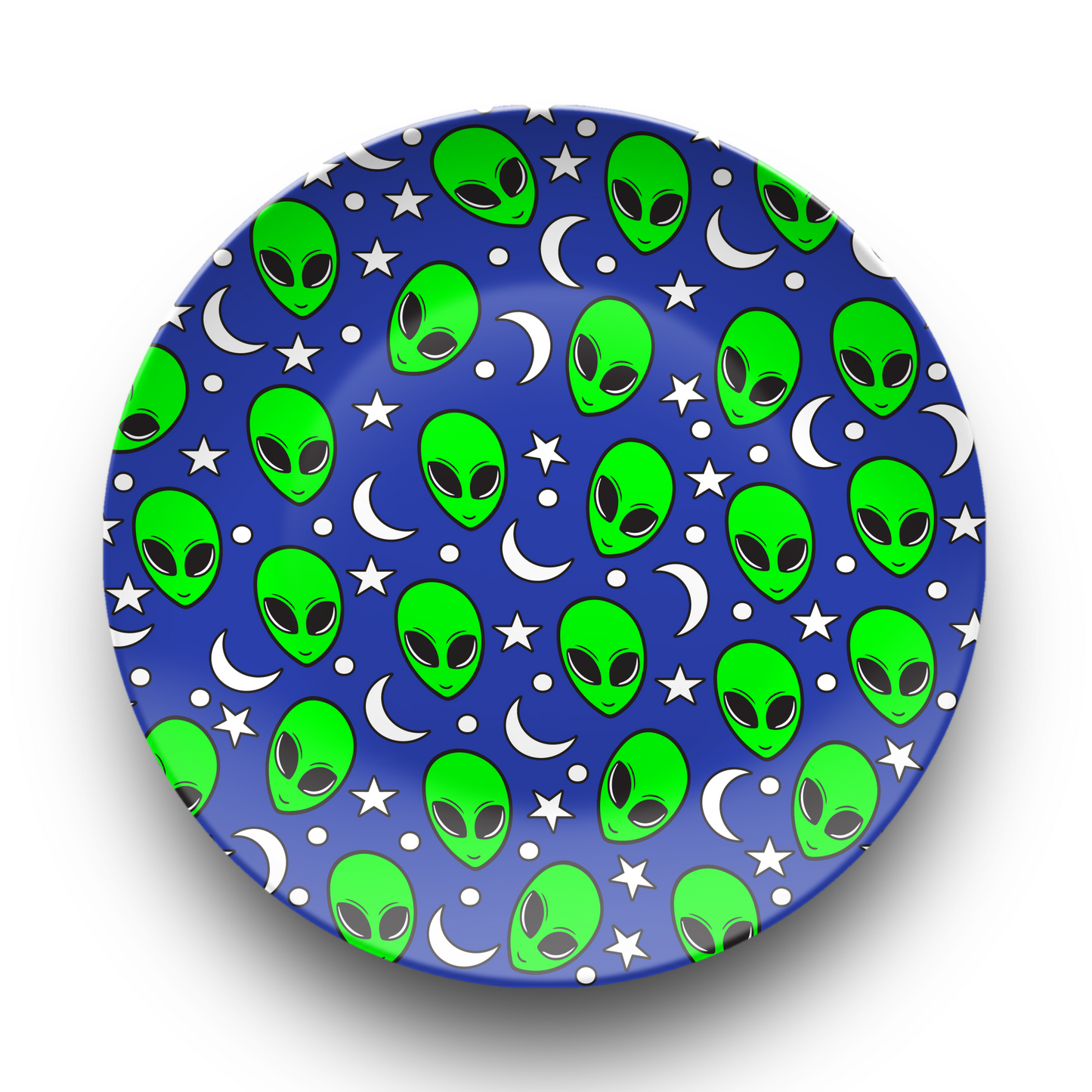 Out of this world Alien Face Dinner Plate