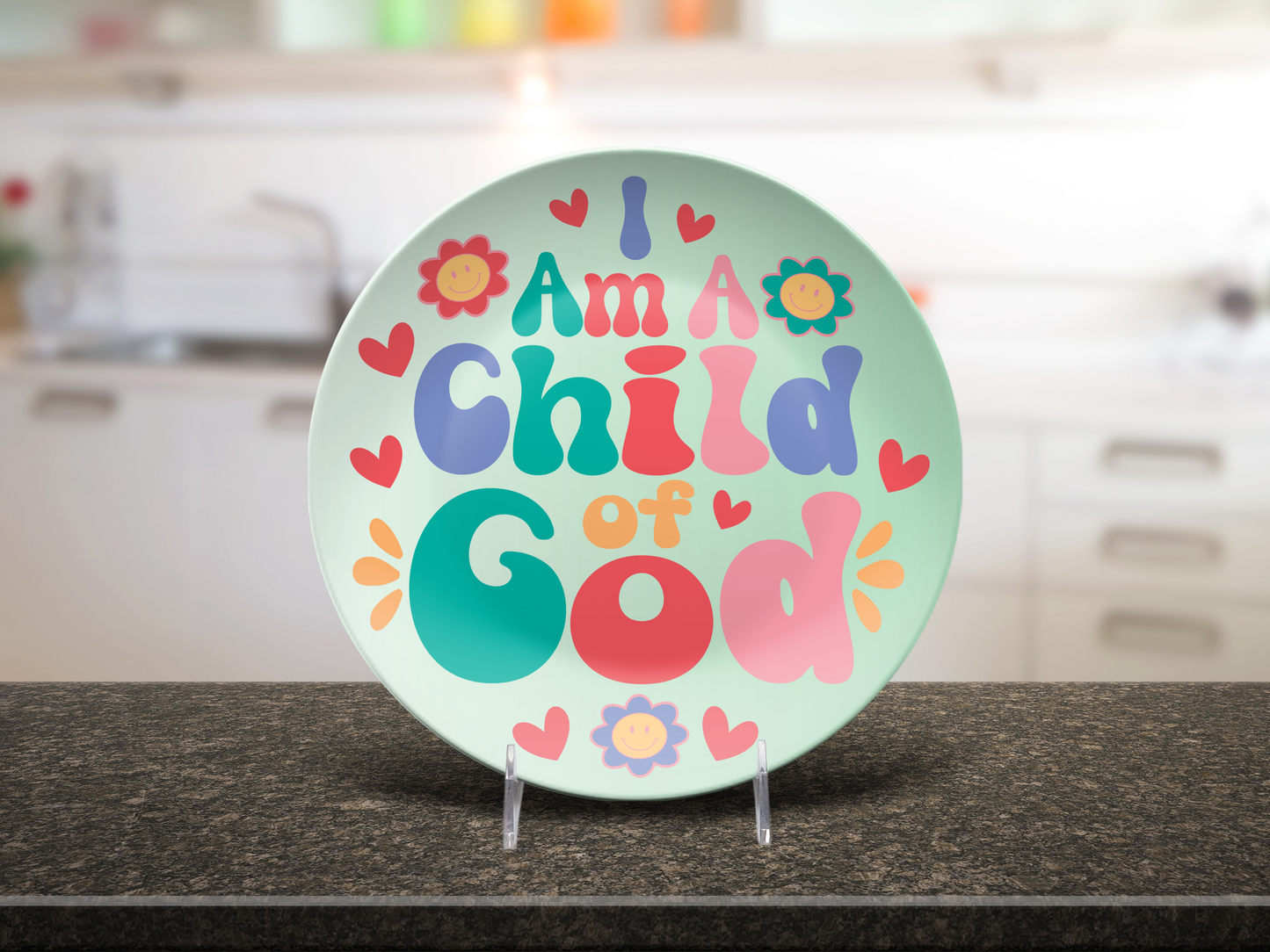 I am a Child of God Plate