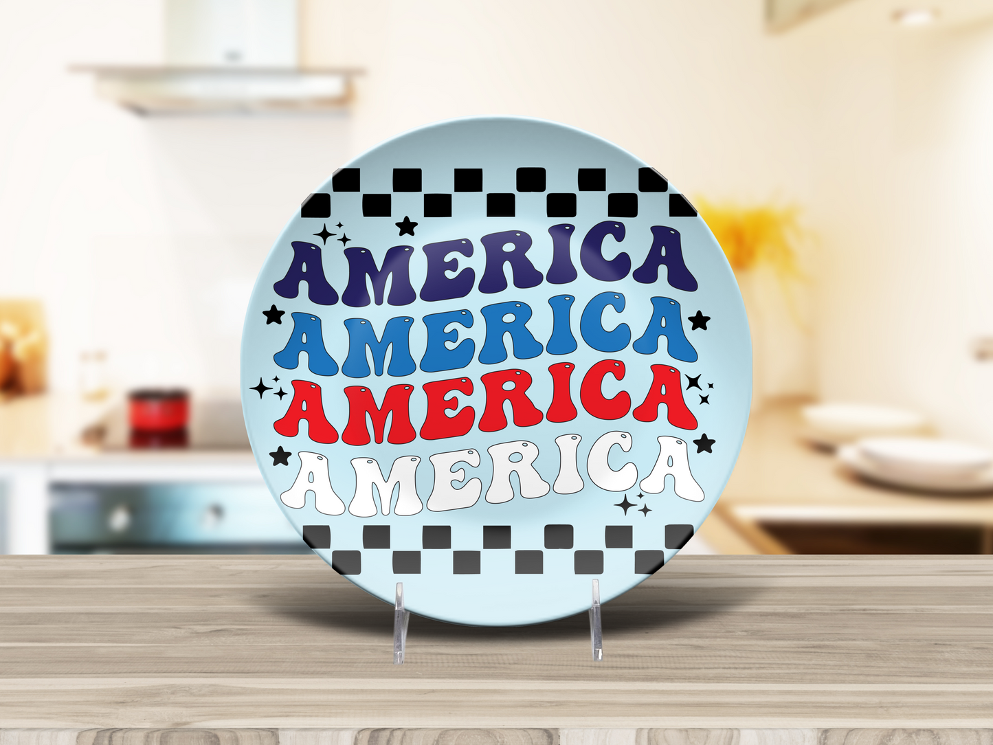 AMERICA Dinner Plate