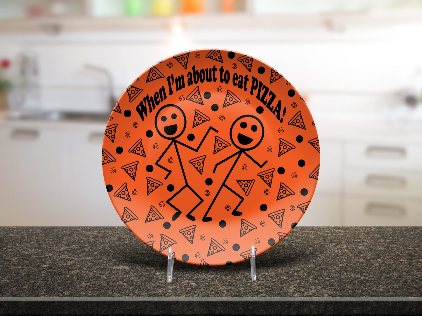 Pizza Dance Plate