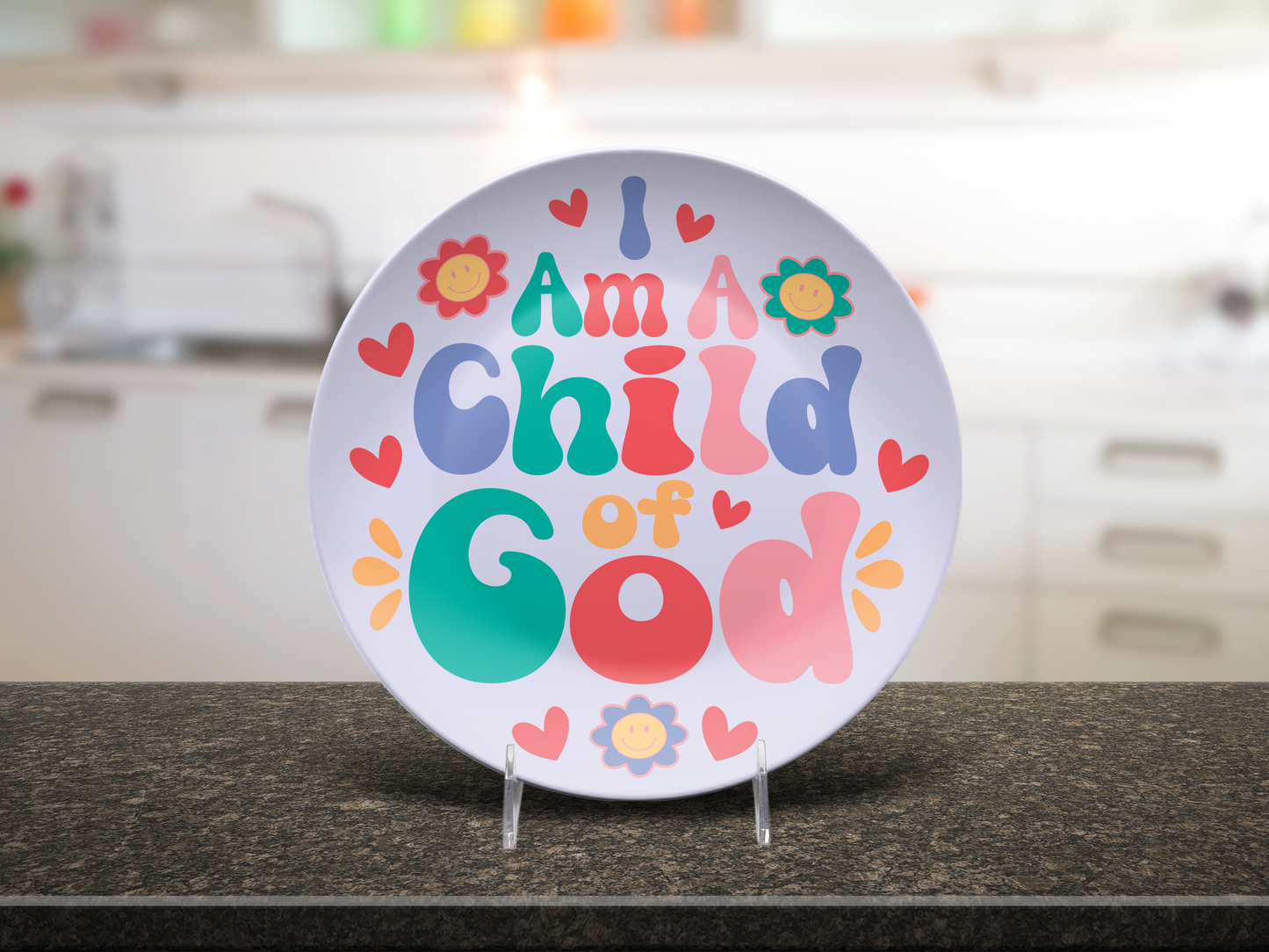 I am a Child of God Plate