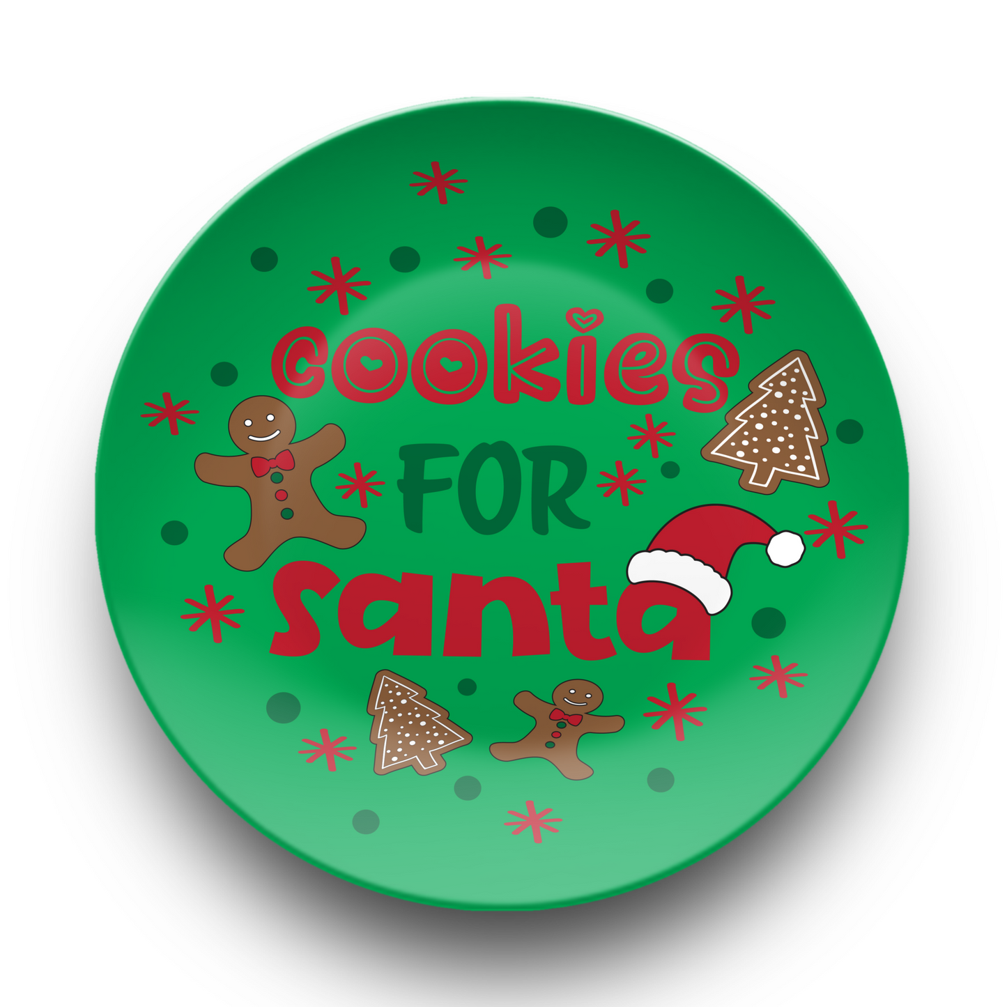 Cookies for Santa Plate