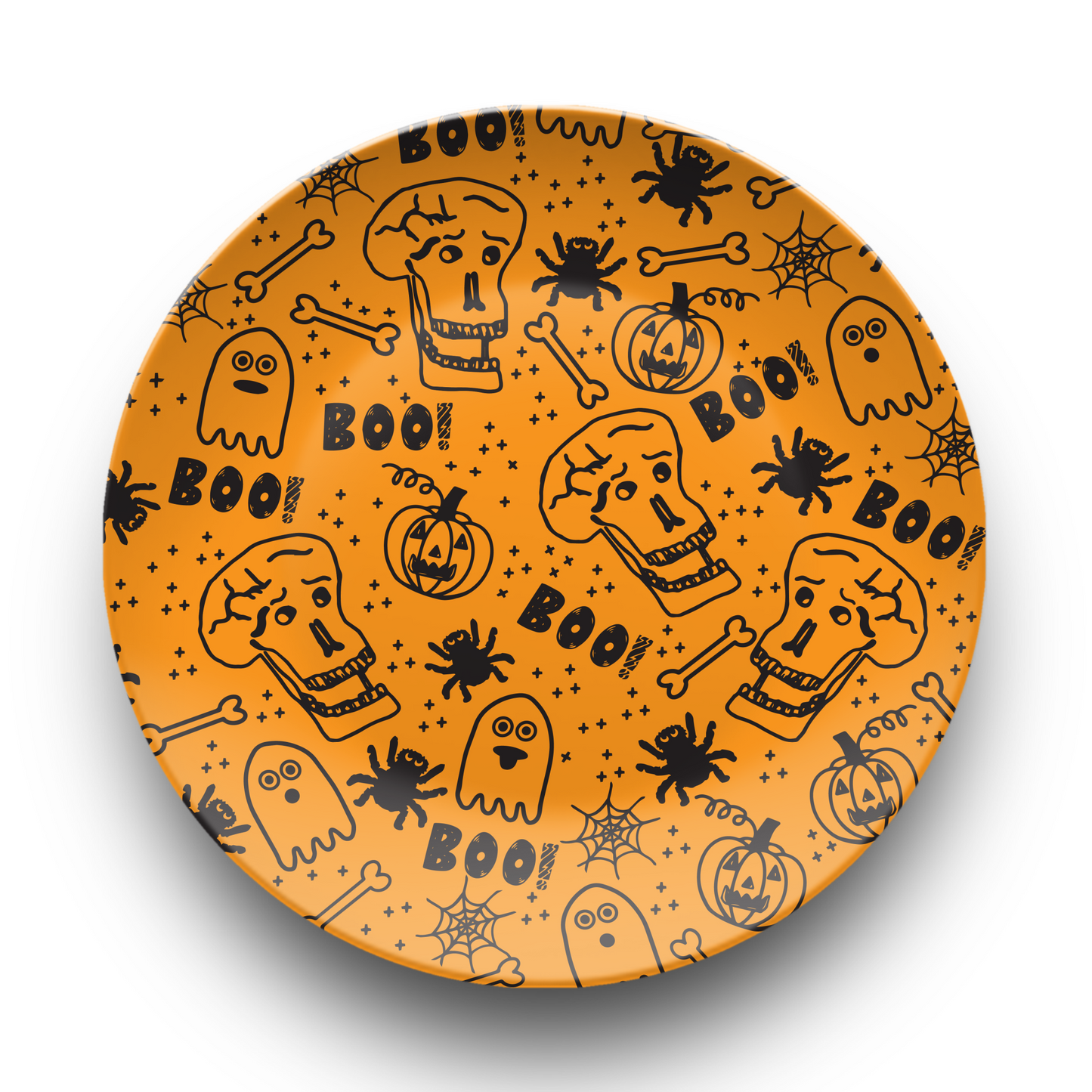 Boo Halloween Plate