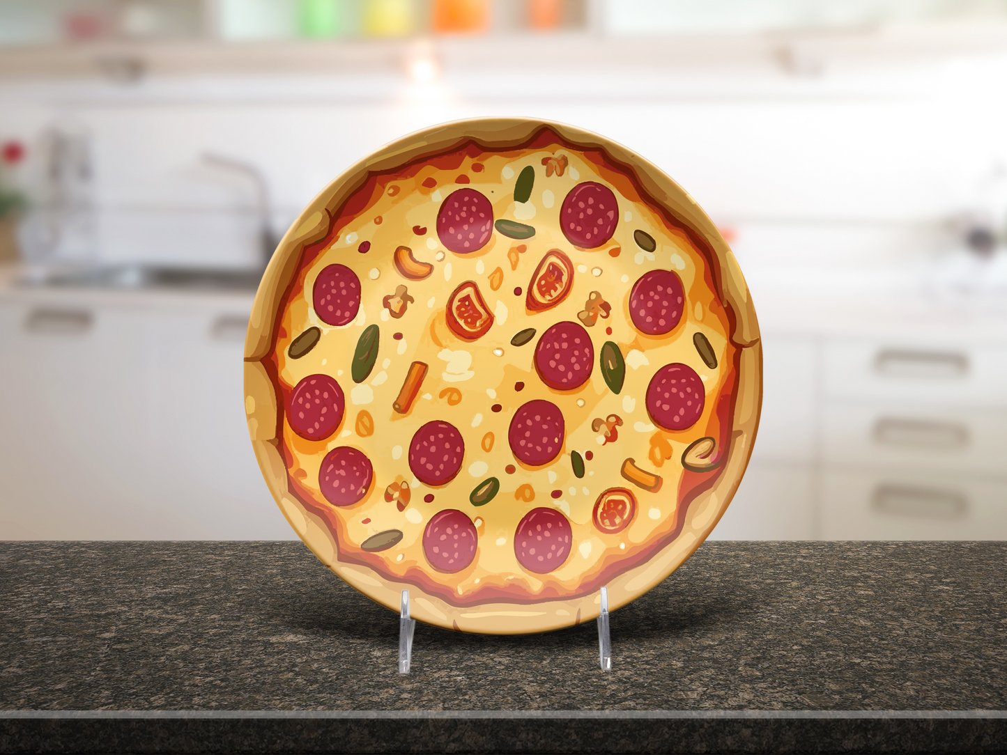 Pizza Party Dinner Plate