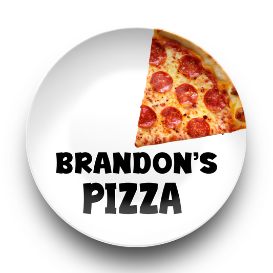 Personalized Pizza Plate
