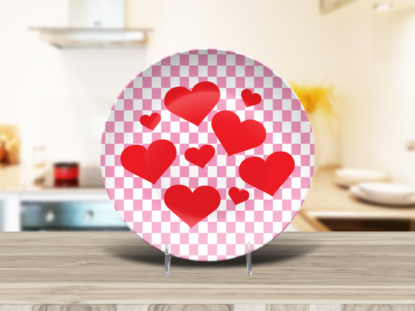 Heart Checkered Plate