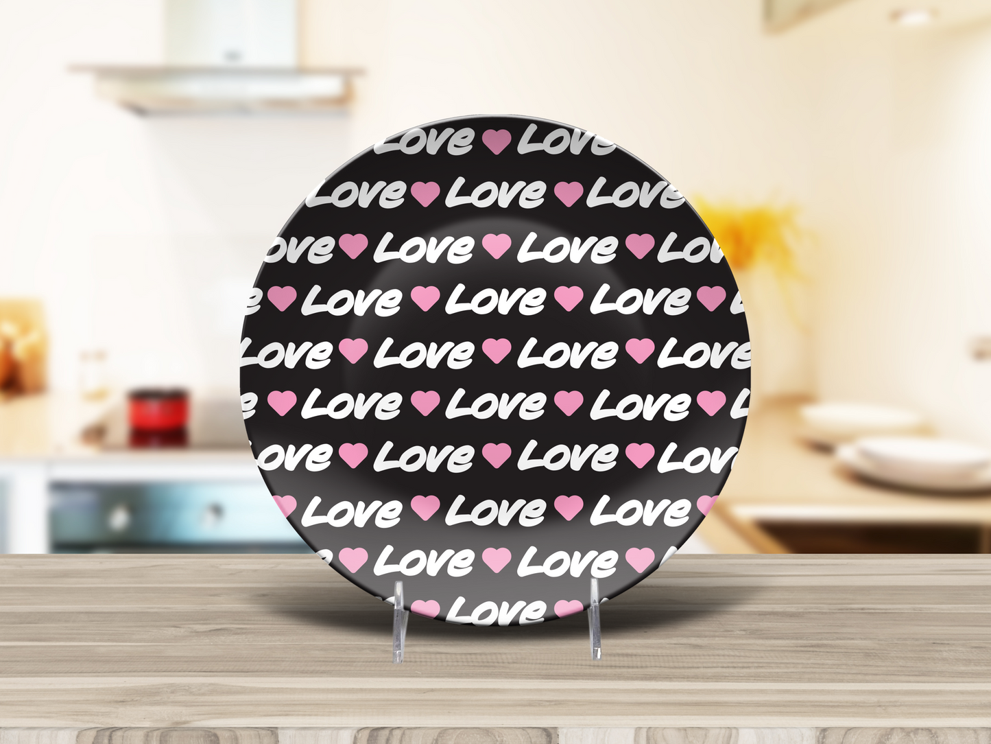 Love and Hearts Plate