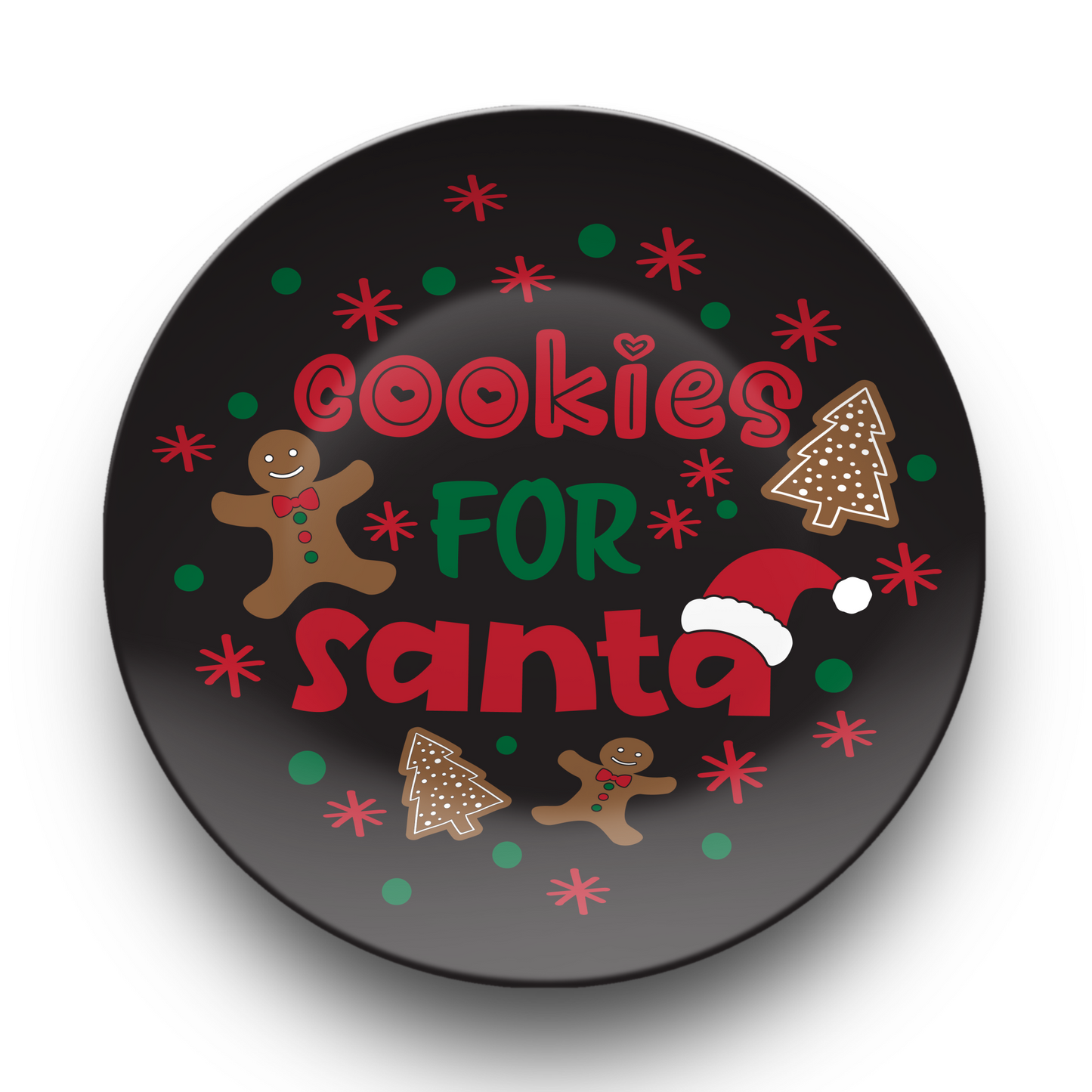 Cookies for Santa Plate