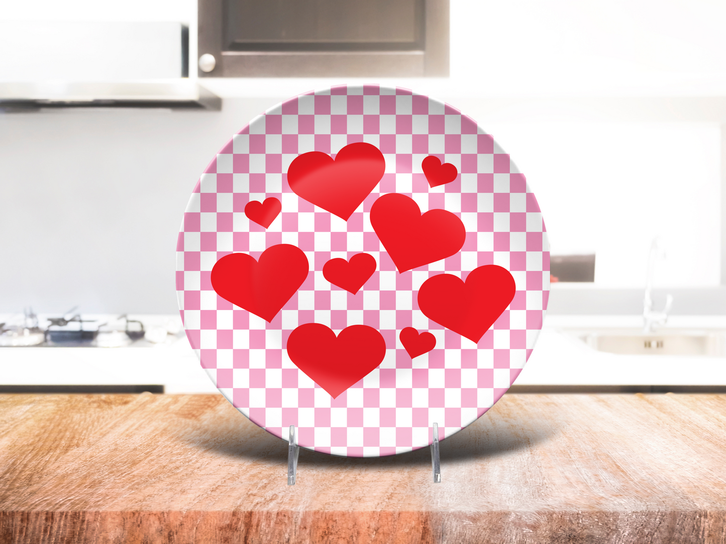 Heart Checkered Plate