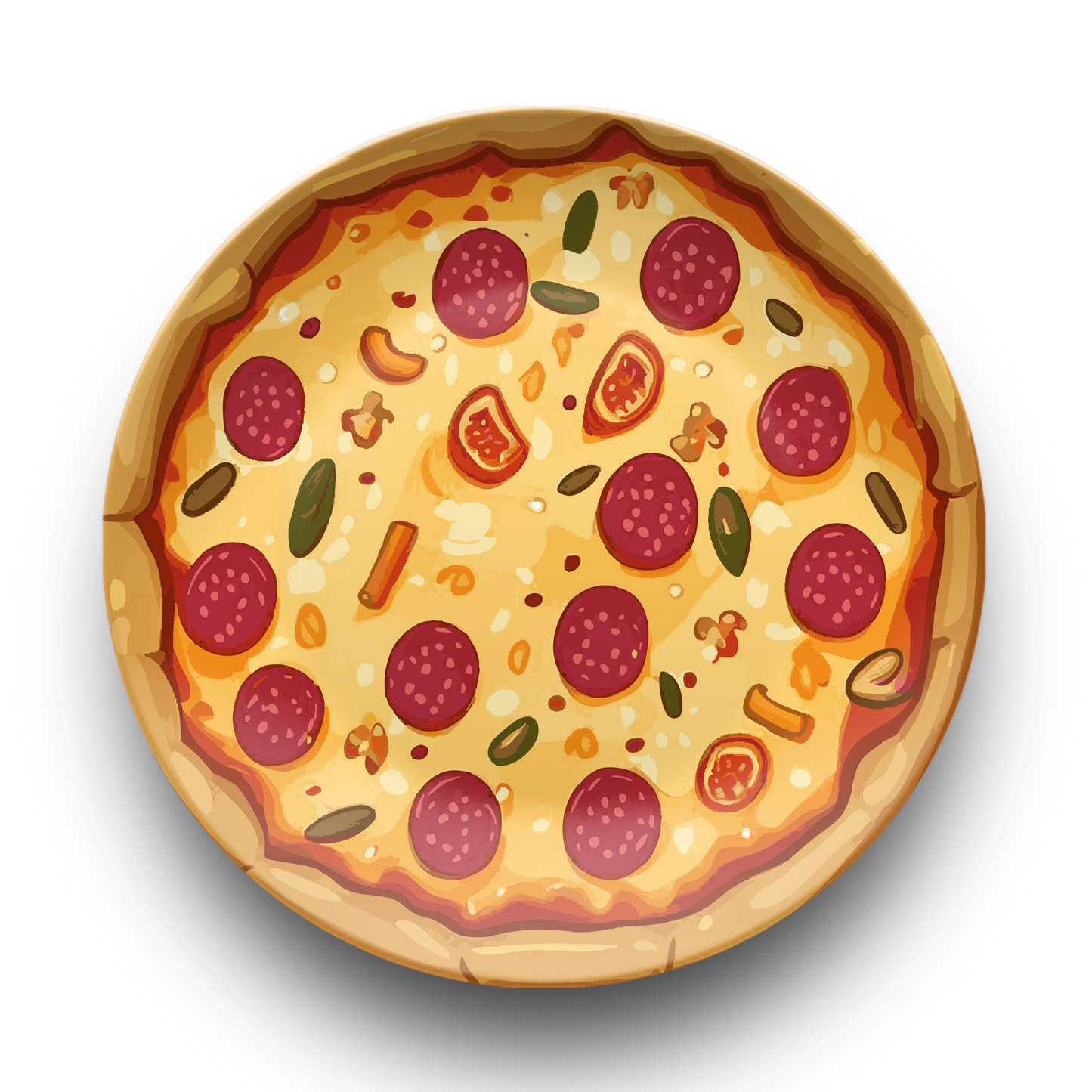 Pizza Party Dinner Plate