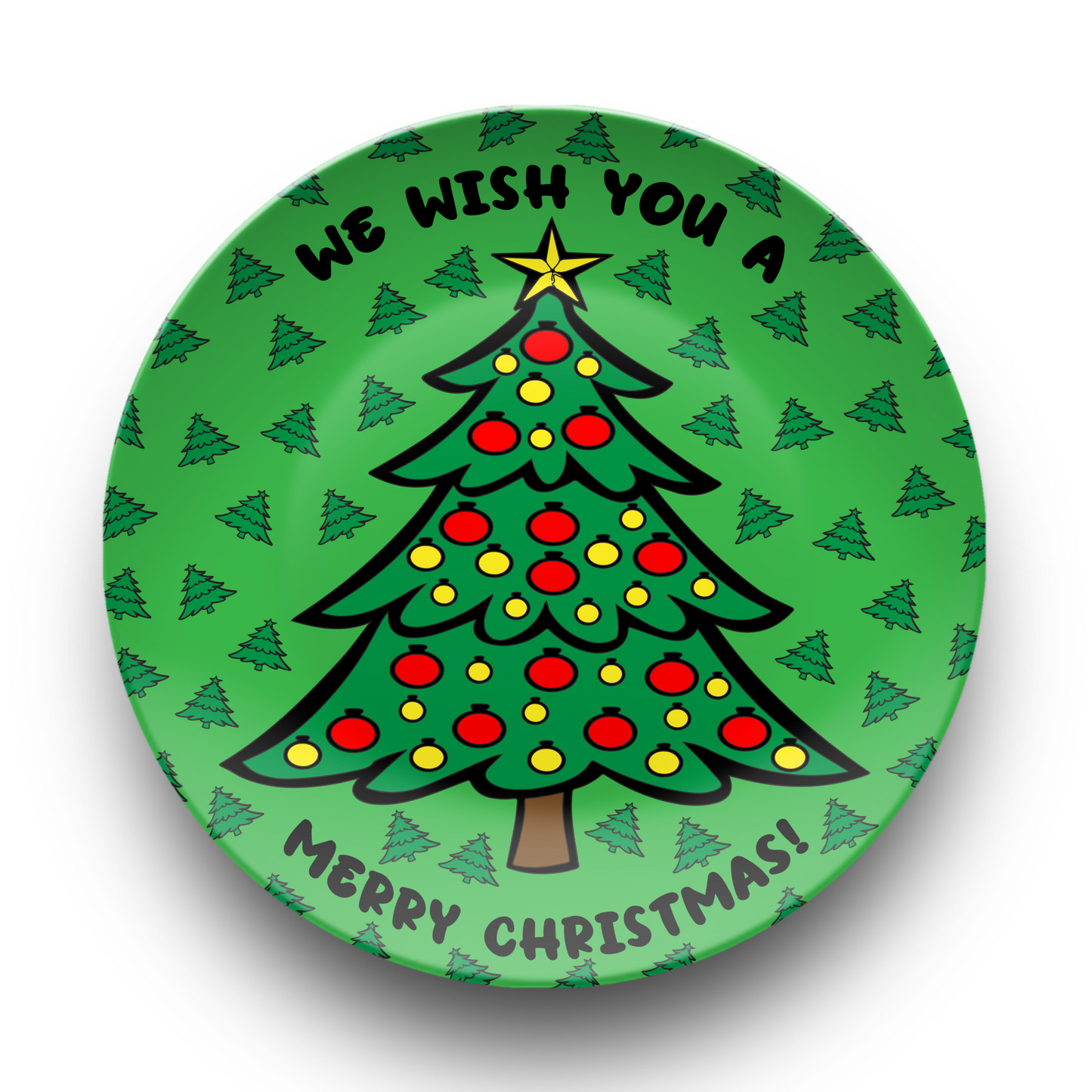 We Wish You a Merry Christmas Dinner Plate