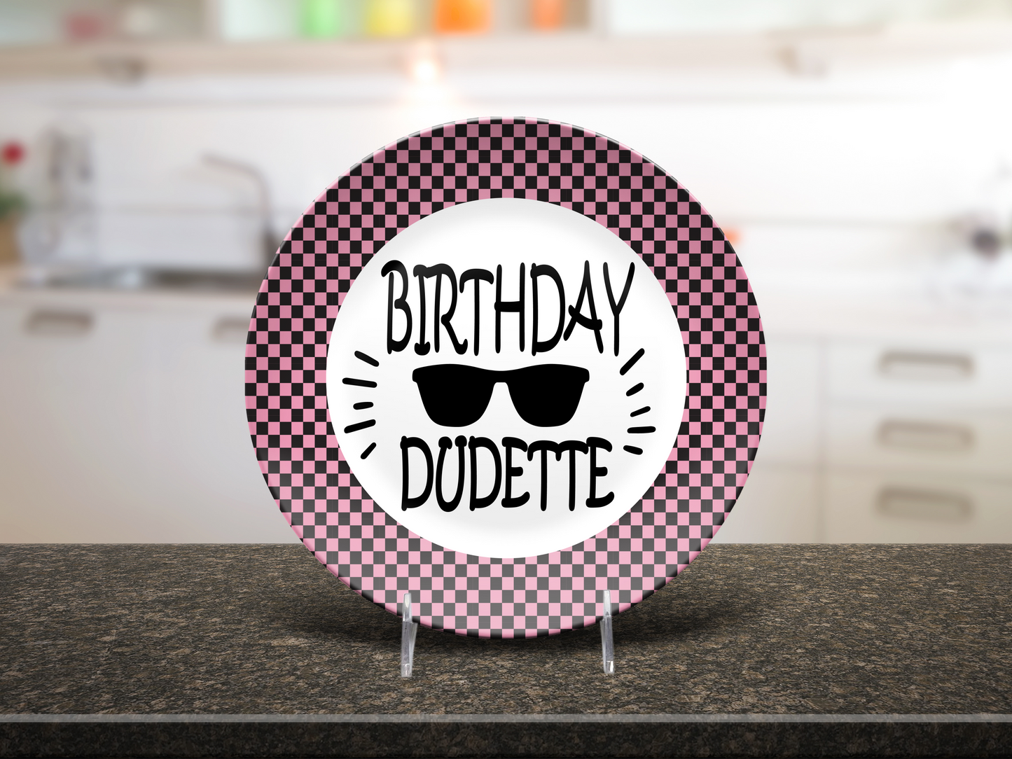 Birthday DUDETTE Plate