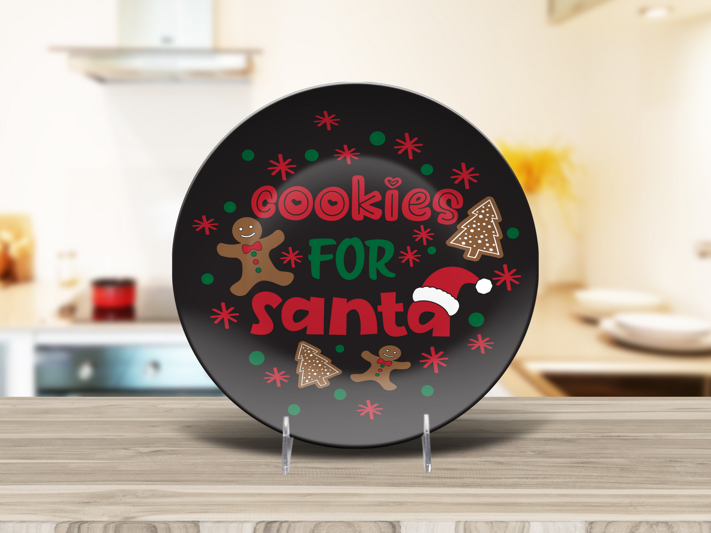 Cookies for Santa Plate