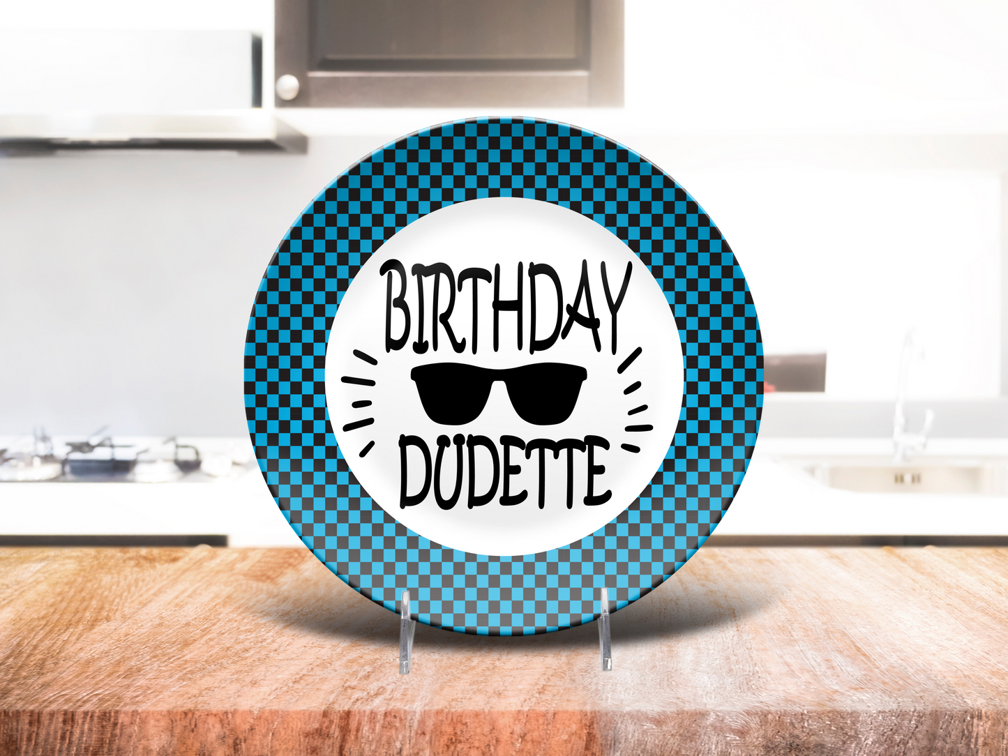 Birthday DUDETTE Plate