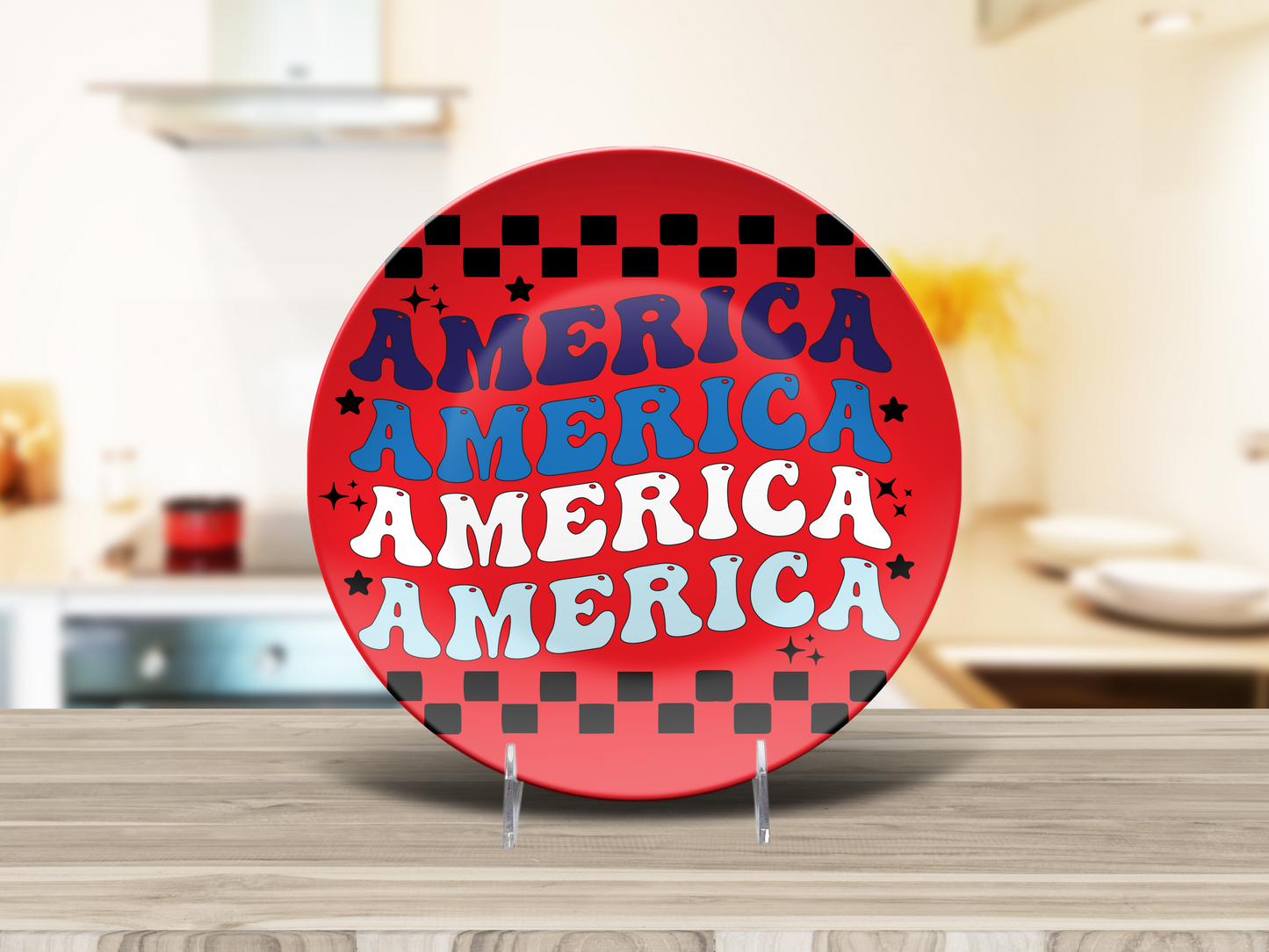 AMERICA Dinner Plate
