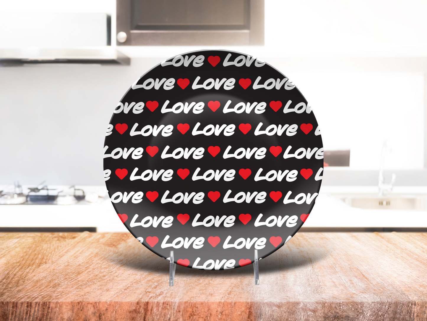 Love and Hearts Plate