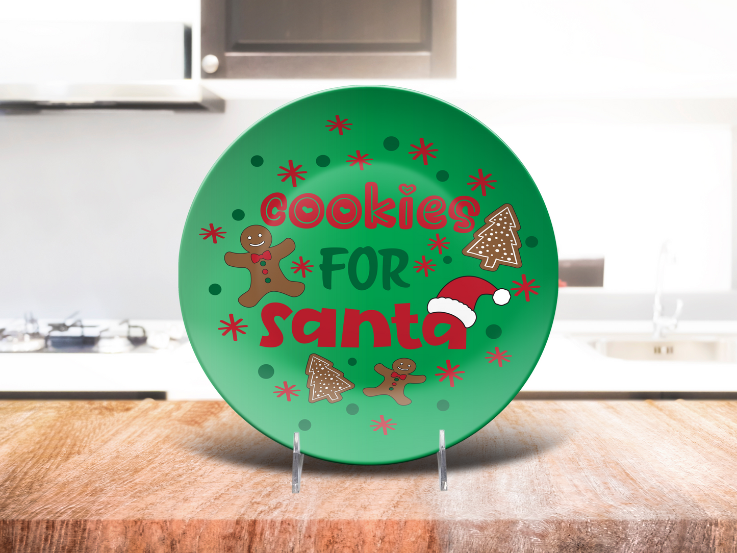 Cookies for Santa Plate