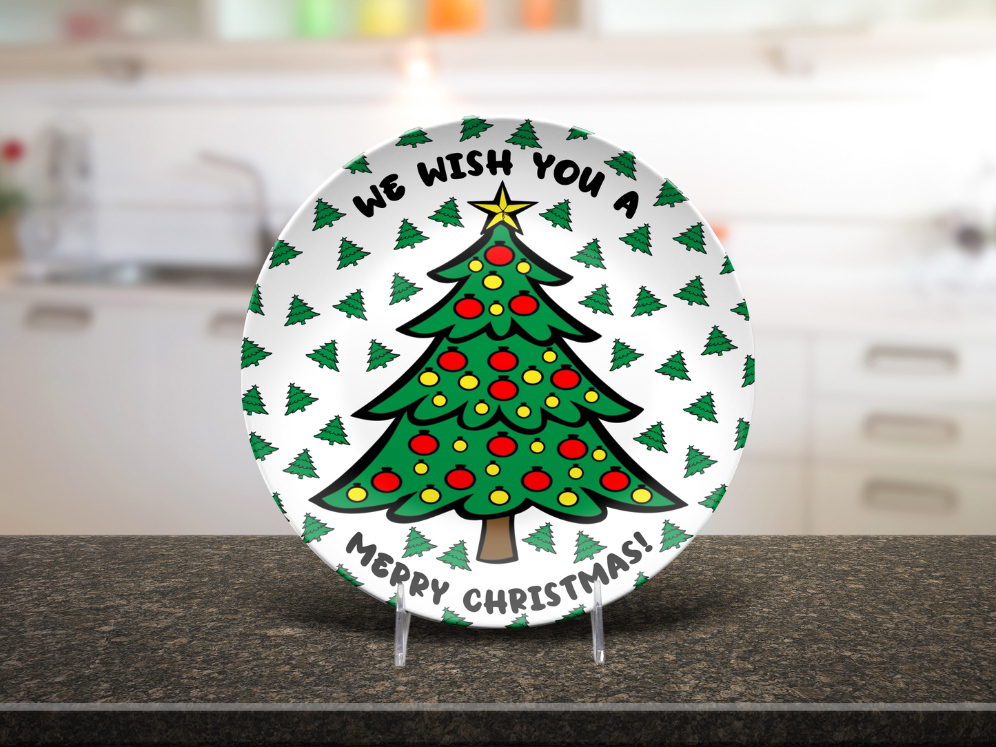 We Wish You a Merry Christmas Dinner Plate