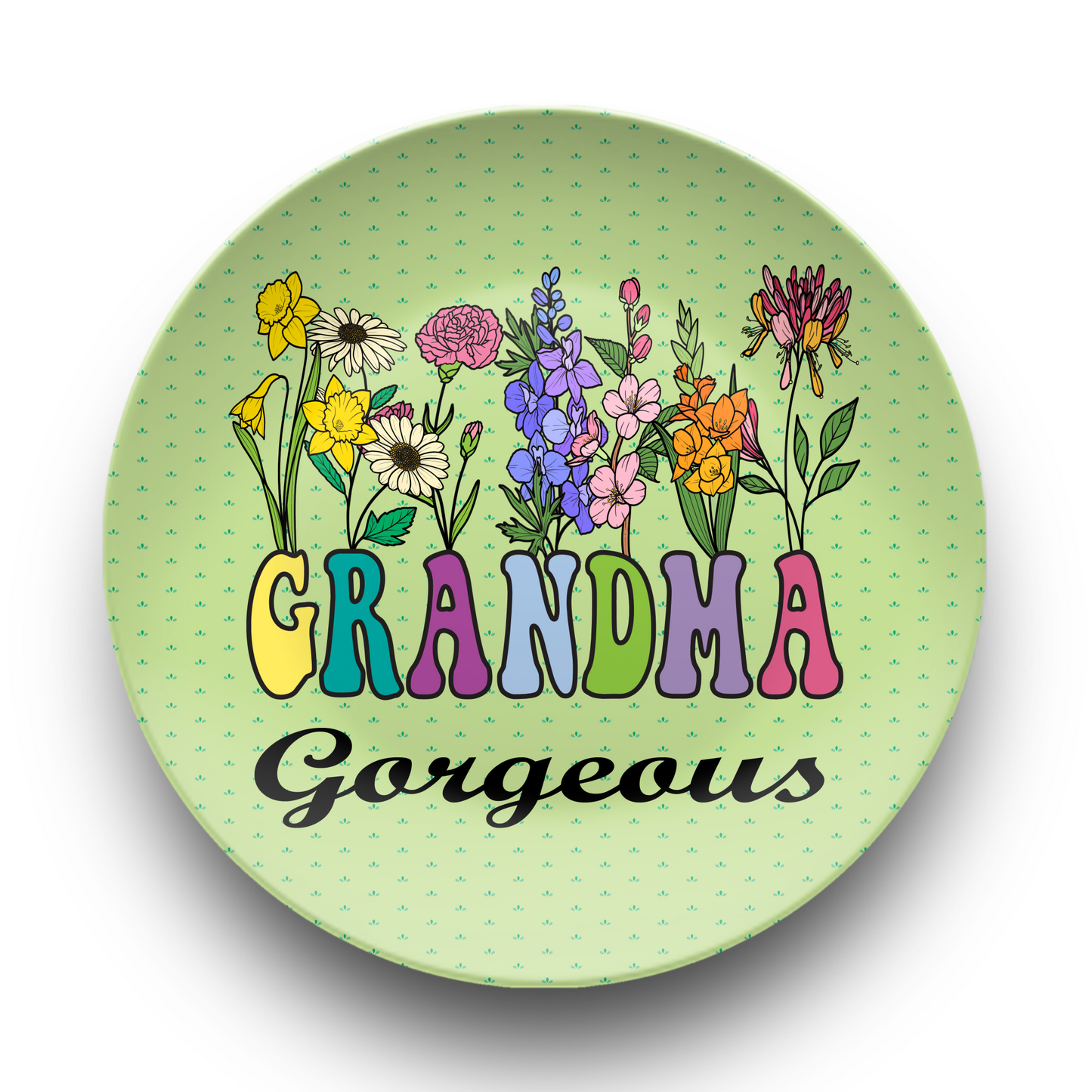 Grandma Gorgeous Plate