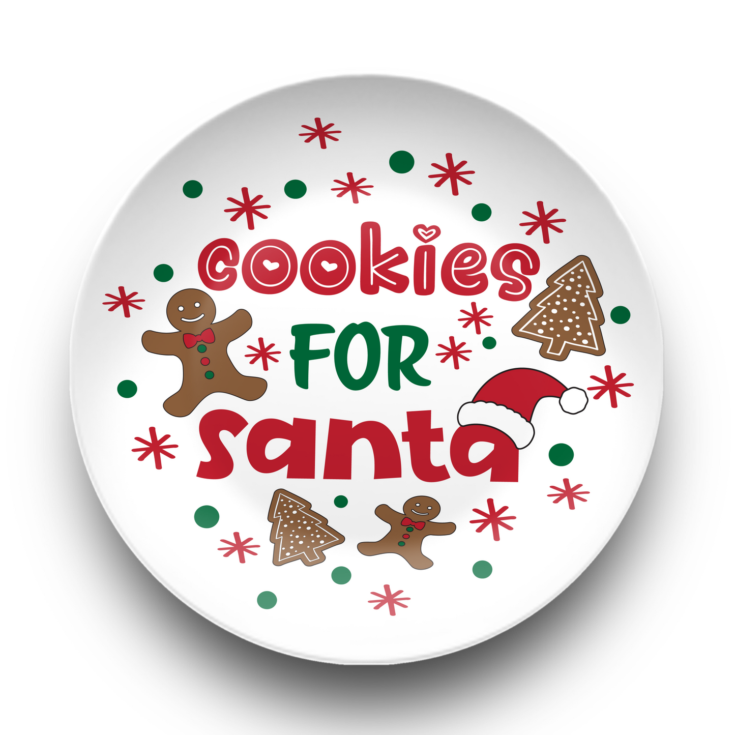 Cookies for Santa Plate