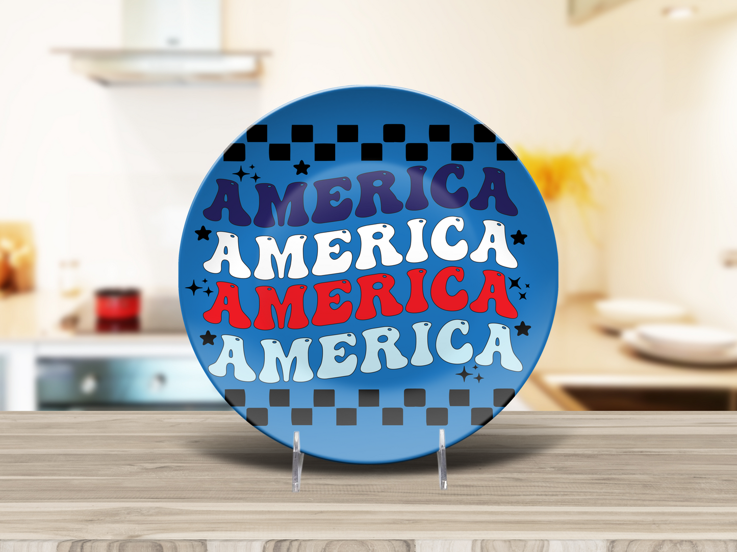 AMERICA Dinner Plate