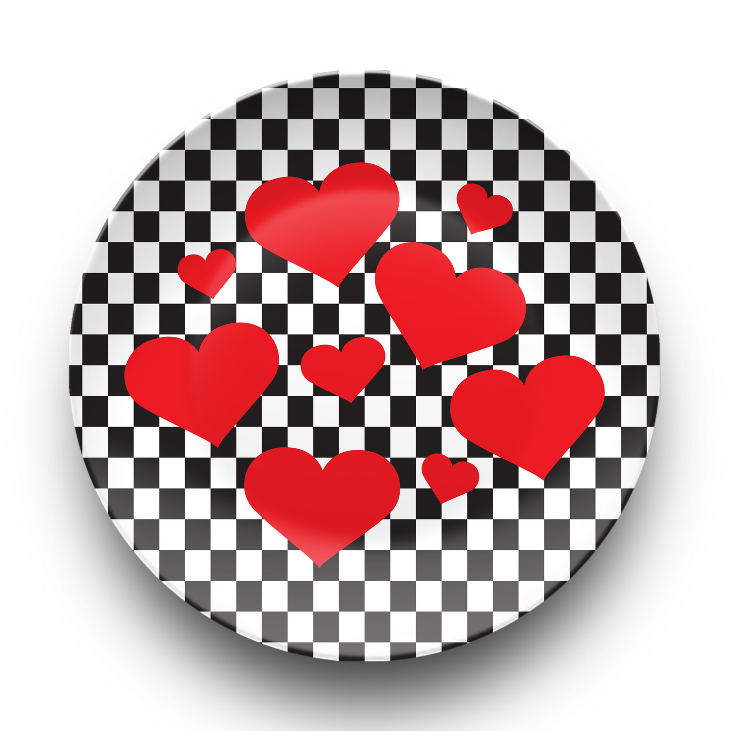 Heart Checkered Plate