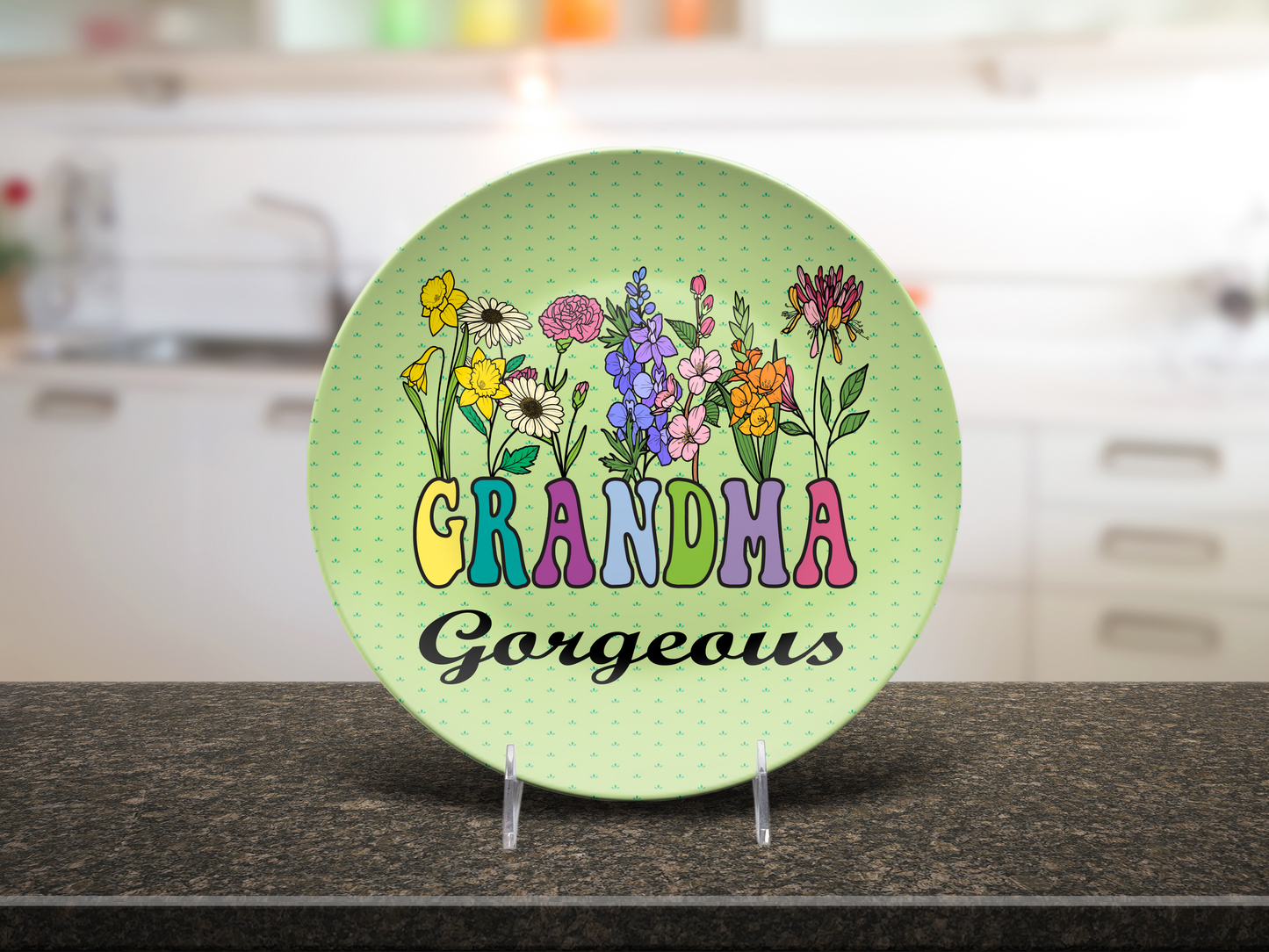 Grandma Gorgeous Plate