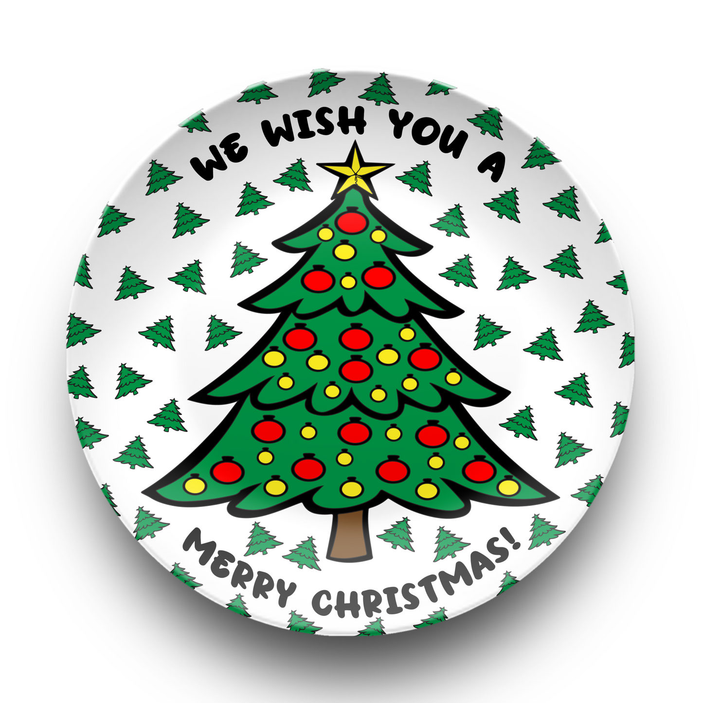 We Wish You a Merry Christmas Dinner Plate