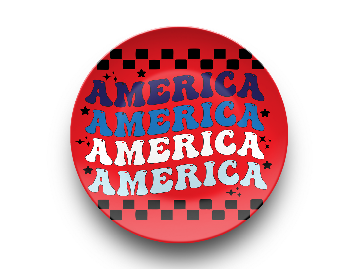 AMERICA Dinner Plate