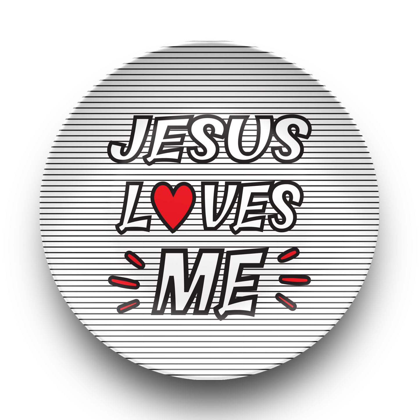 Jesus Love Me Plate