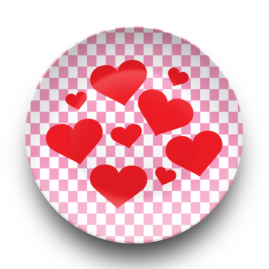 Heart Checkered Plate