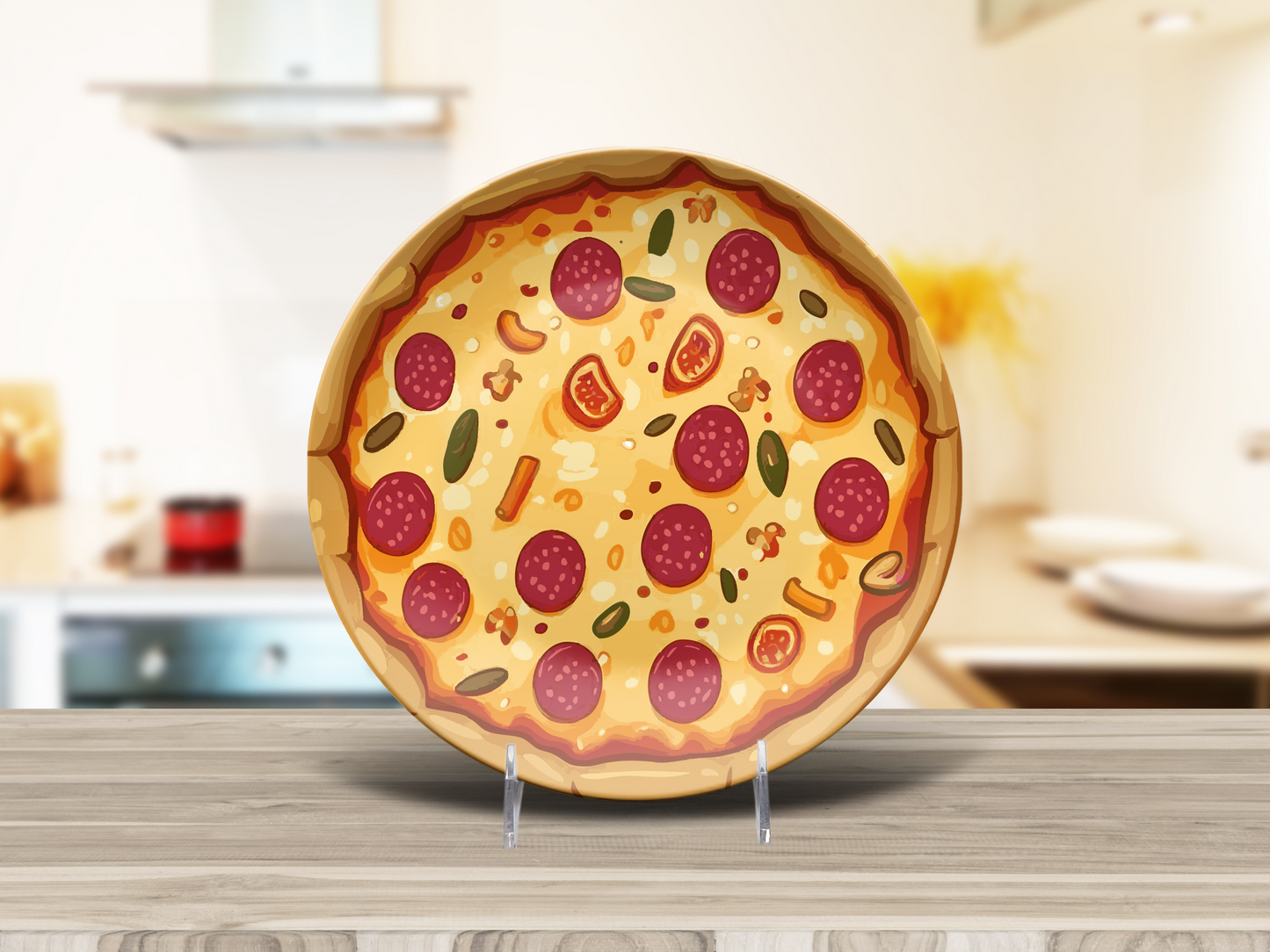 Pizza Party Dinner Plate