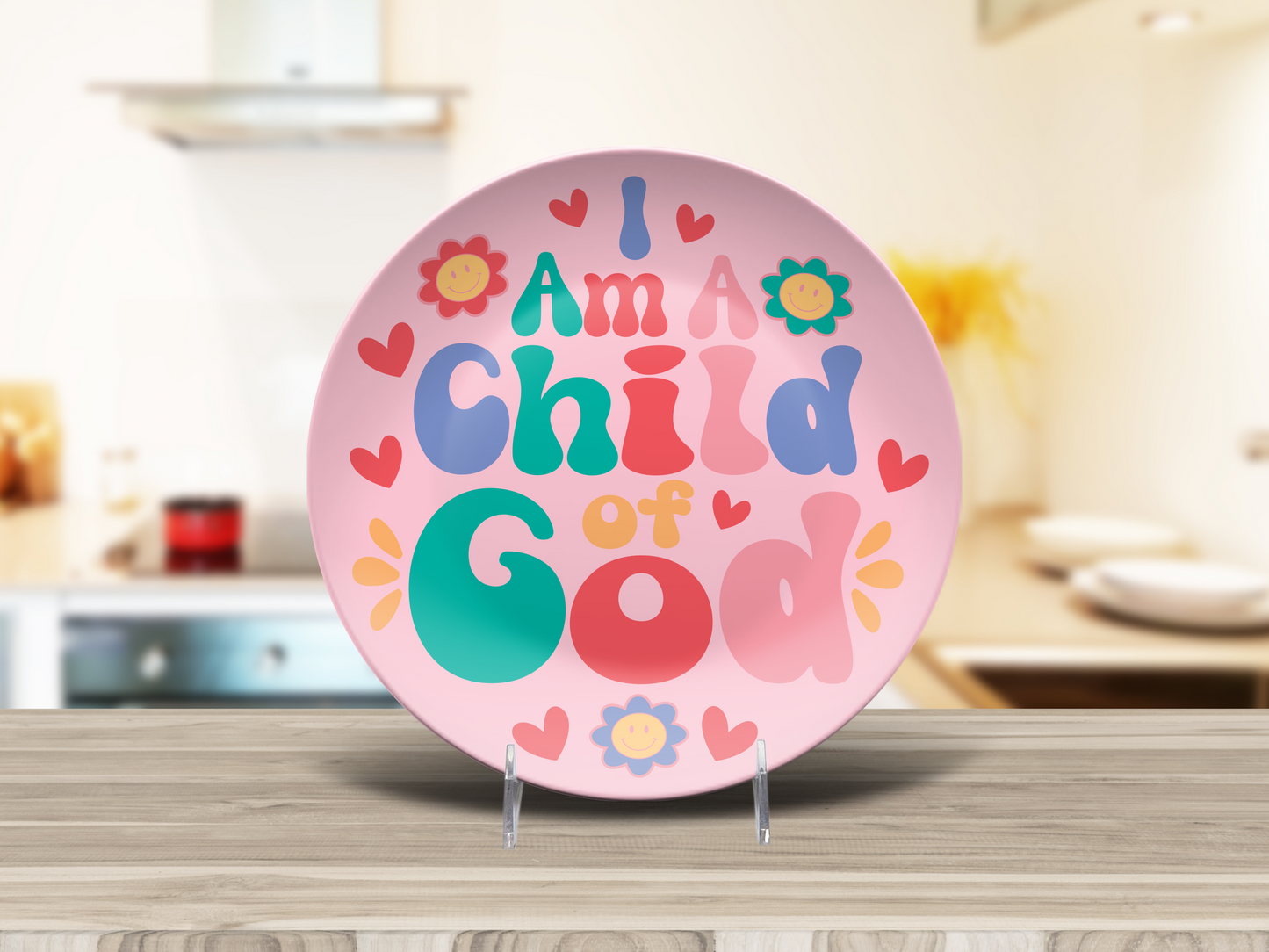 I am a Child of God Plate