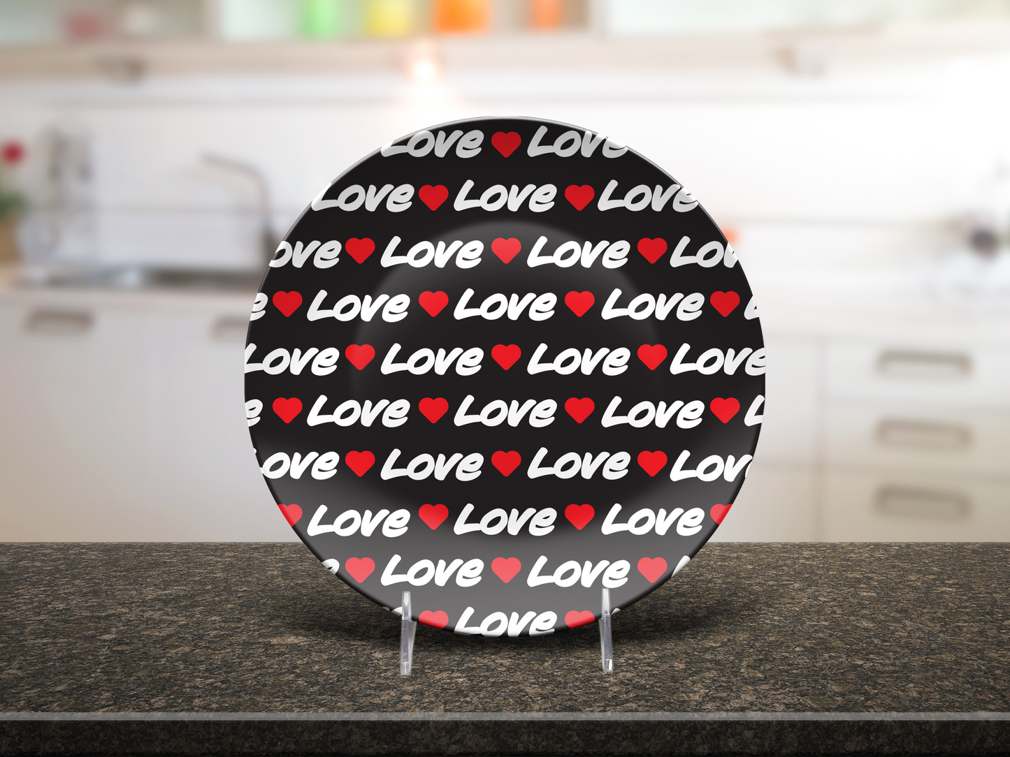 Love and Hearts Plate