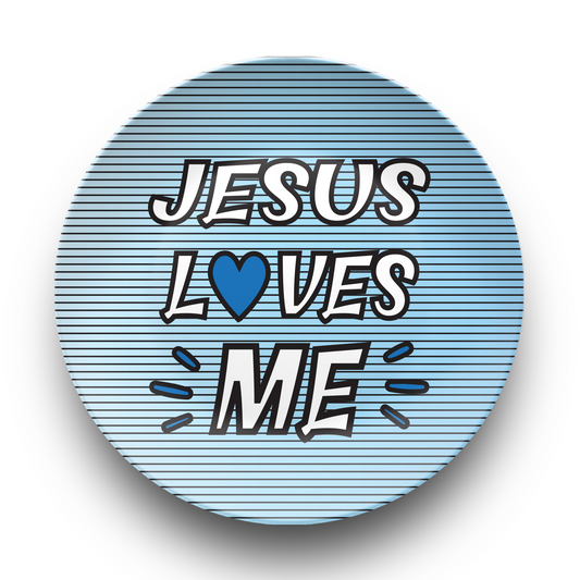 Jesus Love Me Plate