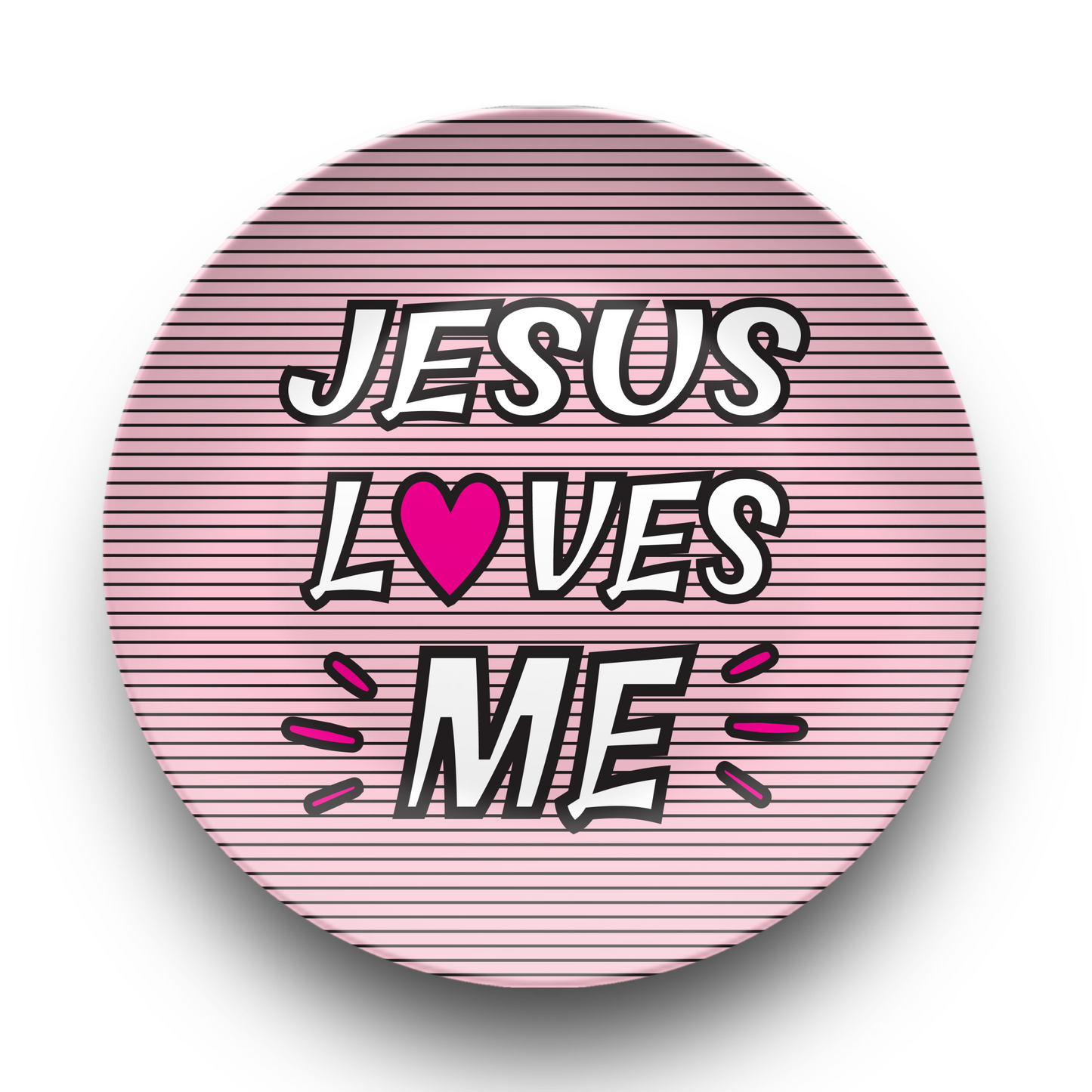 Jesus Love Me Plate