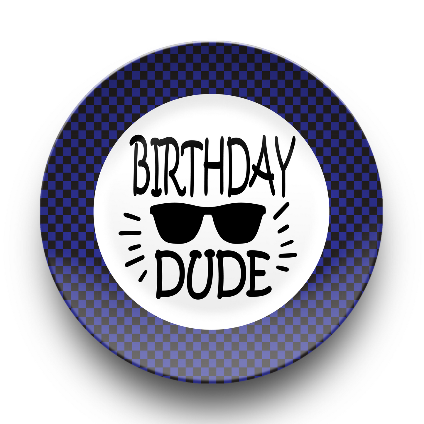 Birthday DUDE Plate