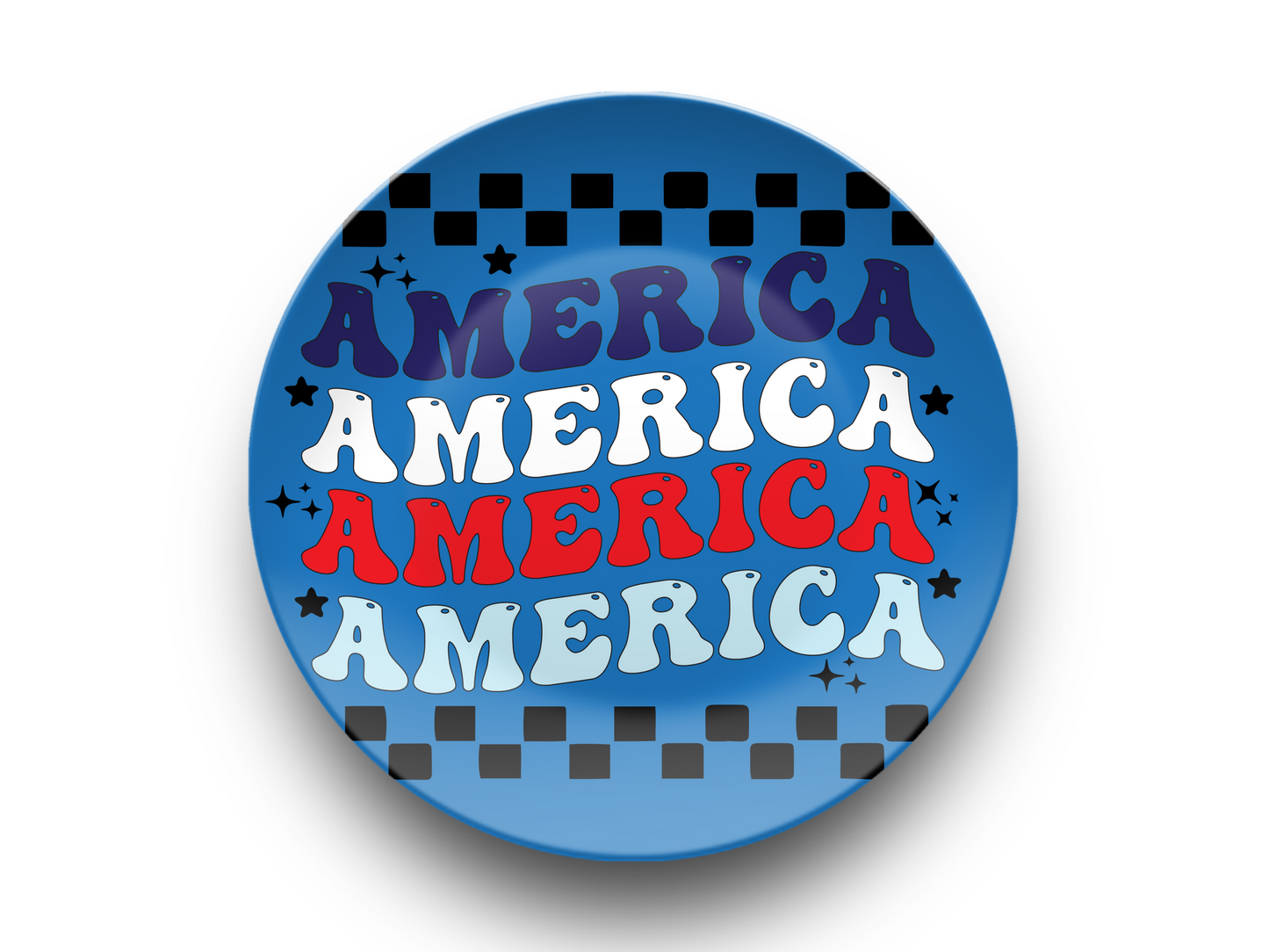 AMERICA Dinner Plate
