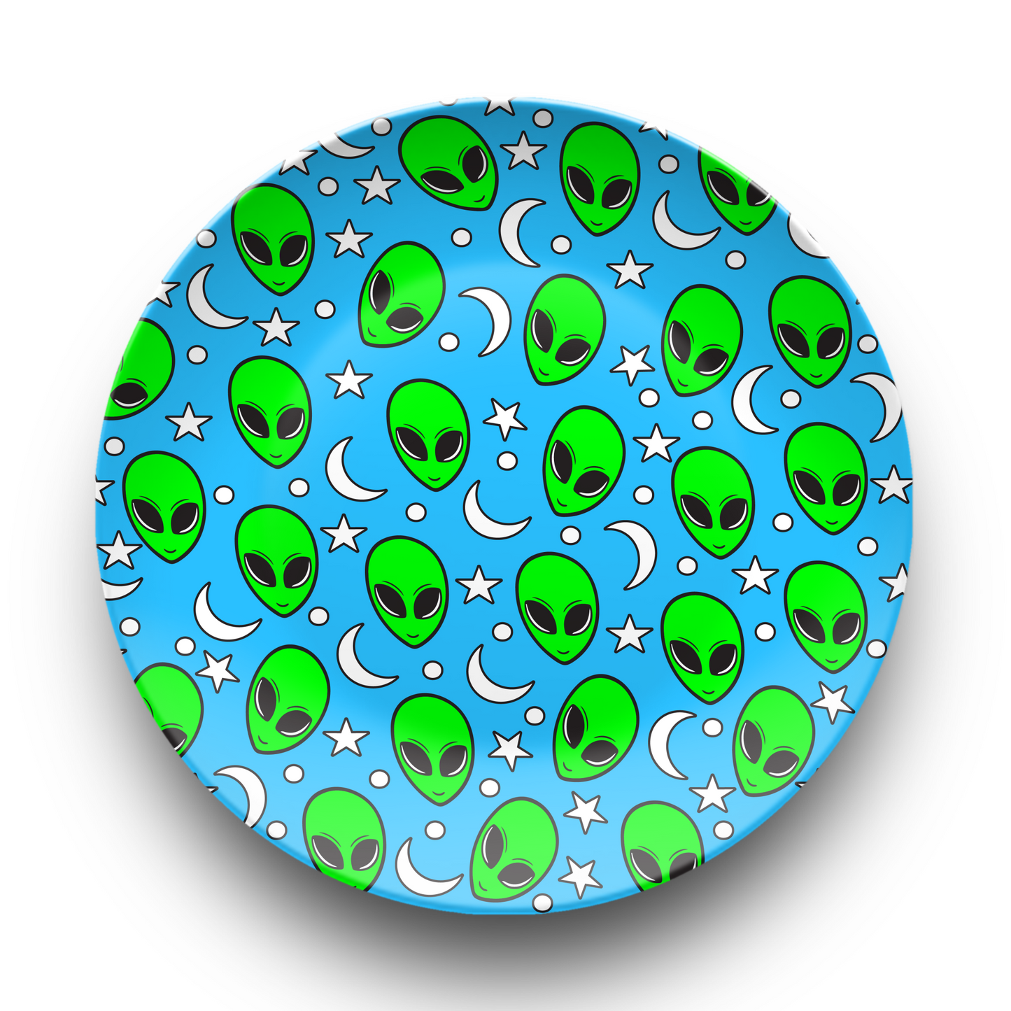 Out of this world Alien Face Dinner Plate