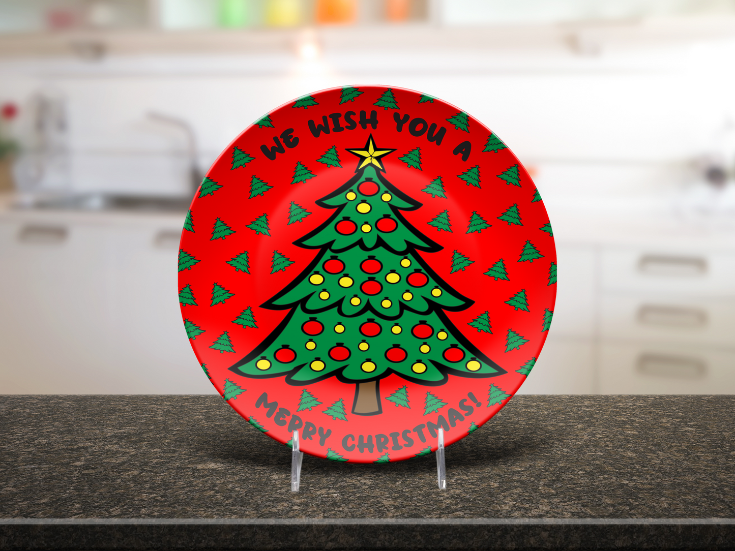 We Wish You a Merry Christmas Dinner Plate