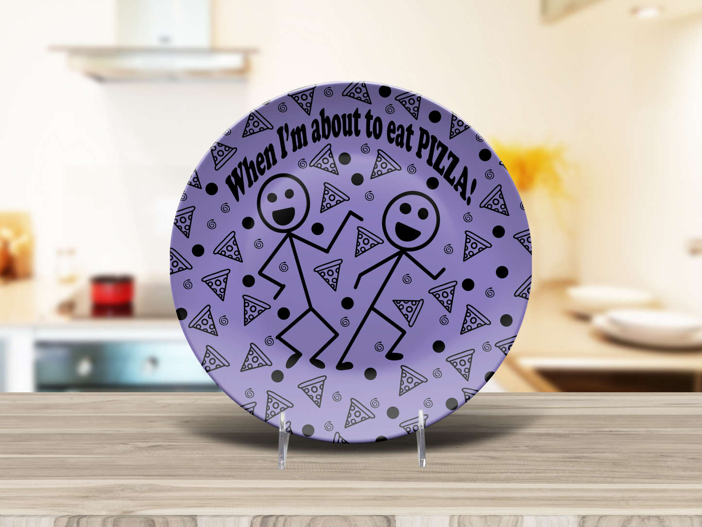 Pizza Dance Plate