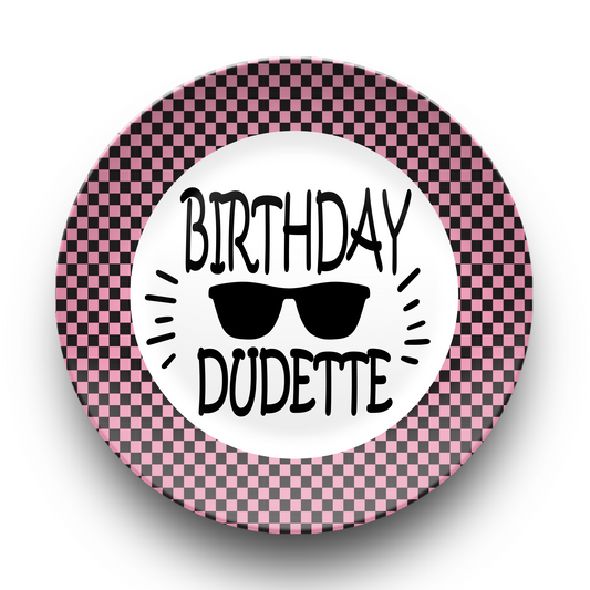 Birthday DUDETTE Plate