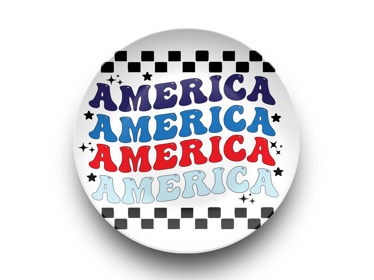 AMERICA Dinner Plate